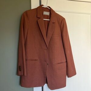 Everlane cotton linen blazer